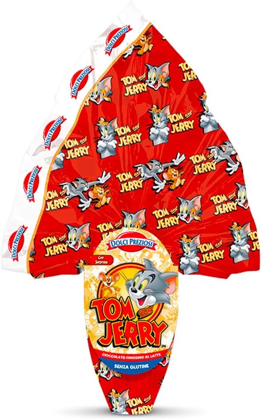 Dolci Preziosi Uovo Tom&Jerry con Cioccolato al Latte 150g