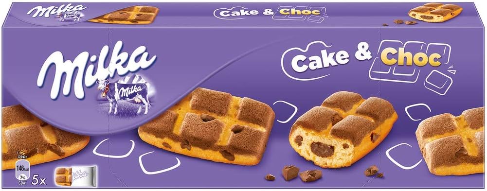 Galletas Milka Cake & Choc De Bizcocho Rellena De Chocolate 175gr