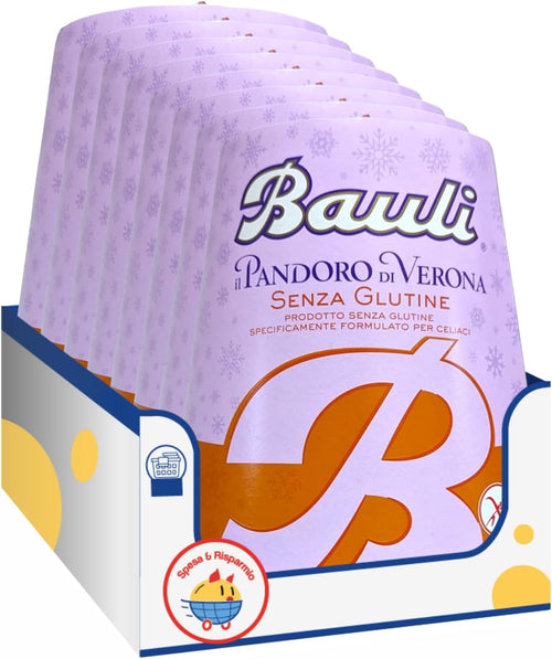 Bauli Pandoro di Verona Senza Glutine – Dolce Natalizio Tradizionale – 500g – Variazioni 1/2/4/6/8/10 Pezzi (8)