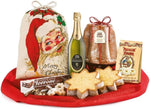 Sacco SANTA CLAUS Pandoro Cesto Gastronomico 5 pz. Villa Guelfa