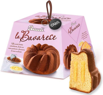 Torta La Bavarese Farcita con Crema Pasticciera, Confezione per Bauli 700 g - Novità 2022