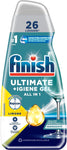 Finish Quantum +Igiene Gel, Gel Detersivo Per Lavastoviglie Liquido Raccomandato da Napisan, Multiazione, Limone, Confezione Da 26 Lavaggi