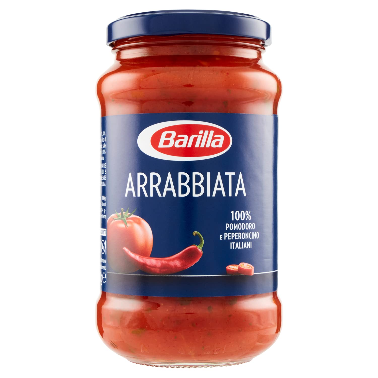 Barilla Sugo Arrabbiata con Pomodoro e Peperoncini Italiani, Sugo Pronto Senza Glutine e Senza Conservanti Aggiunti, 400 g (Confezione da 10)