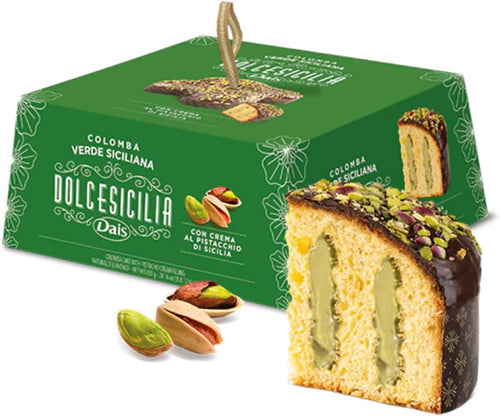 Colomba di Pasqua Dais Verde Siciliana Con Crema al Pistacchio 800 g