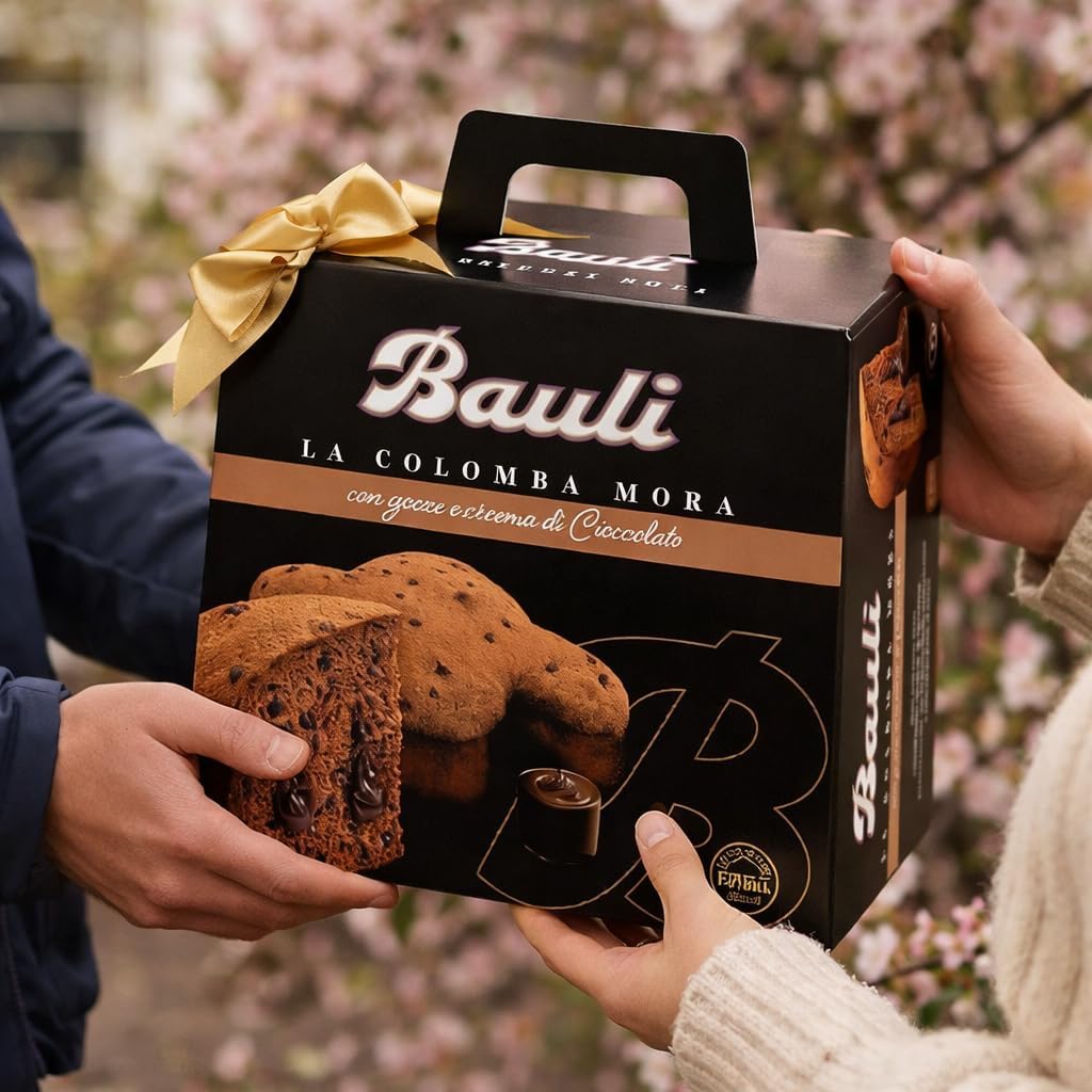 Colomba Mora 600g con Crema al Cioccolato e Gocce di Cioccolato Impasto al Cacao Soffice Dolce Pasquale Ricetta Speciale Alternativa alla Colomba Tradizionale Pasqua 2026
