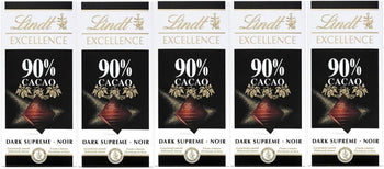 Lindt Excellence 90 Percent Cocoa 100 g (Pack of 4)