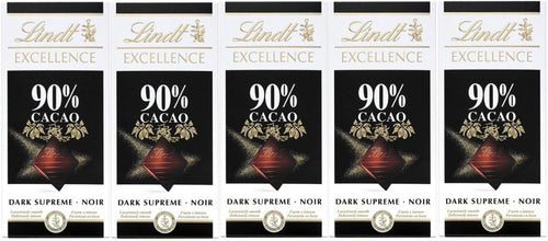 Lindt Excellence 90 Percent Cocoa 100 g (Pack of 4)