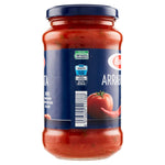Barilla Sugo Arrabbiata con Pomodoro e Peperoncini Italiani, Sugo Pronto Senza Glutine e Senza Conservanti Aggiunti, 400 g (Confezione da 10)