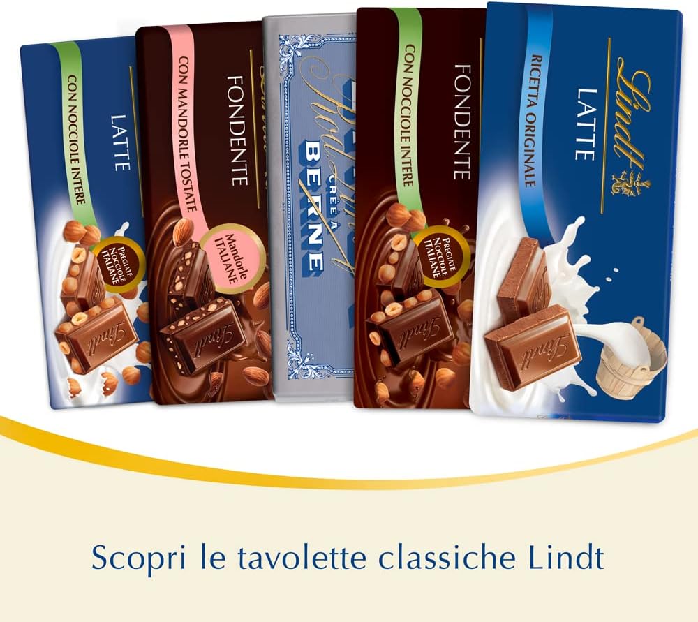 Lindt Tavoletta Classica Cioccolato Bianco, Formato 100g