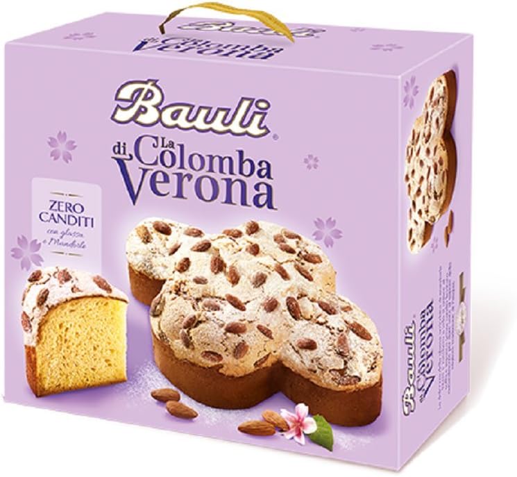 Bauli Colomba Pasquale - Dolce Pasqua Artigianale con Ingredienti Tradizionali e Qualità Eccellente del Made in Italy (1000 gr, La Colomba di Verona)