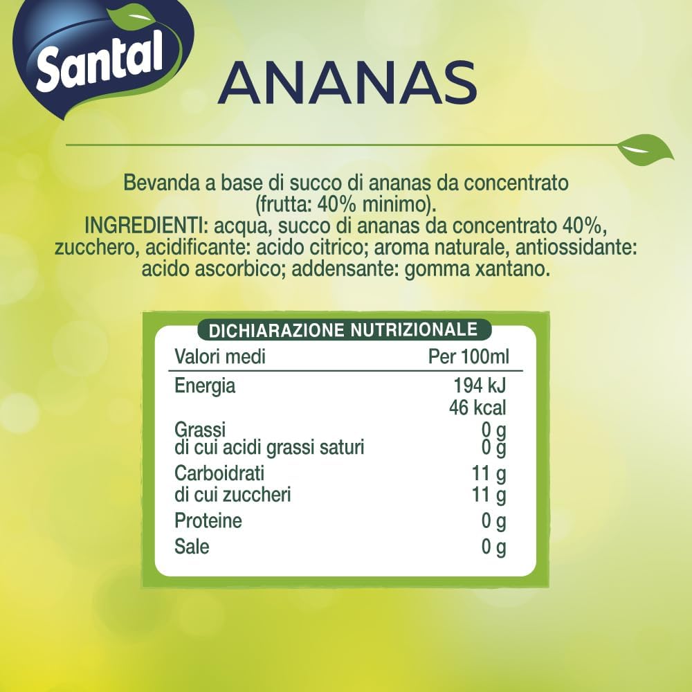 Santàl Ananas, Succo di Ananas, 1L