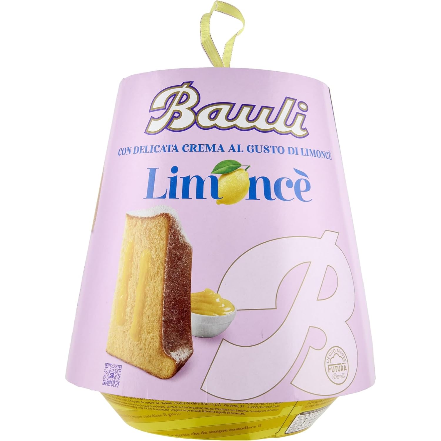 Bauli Pandoro Limoncé – Farcito con Crema al Limone– 750g (1 pezzi)
