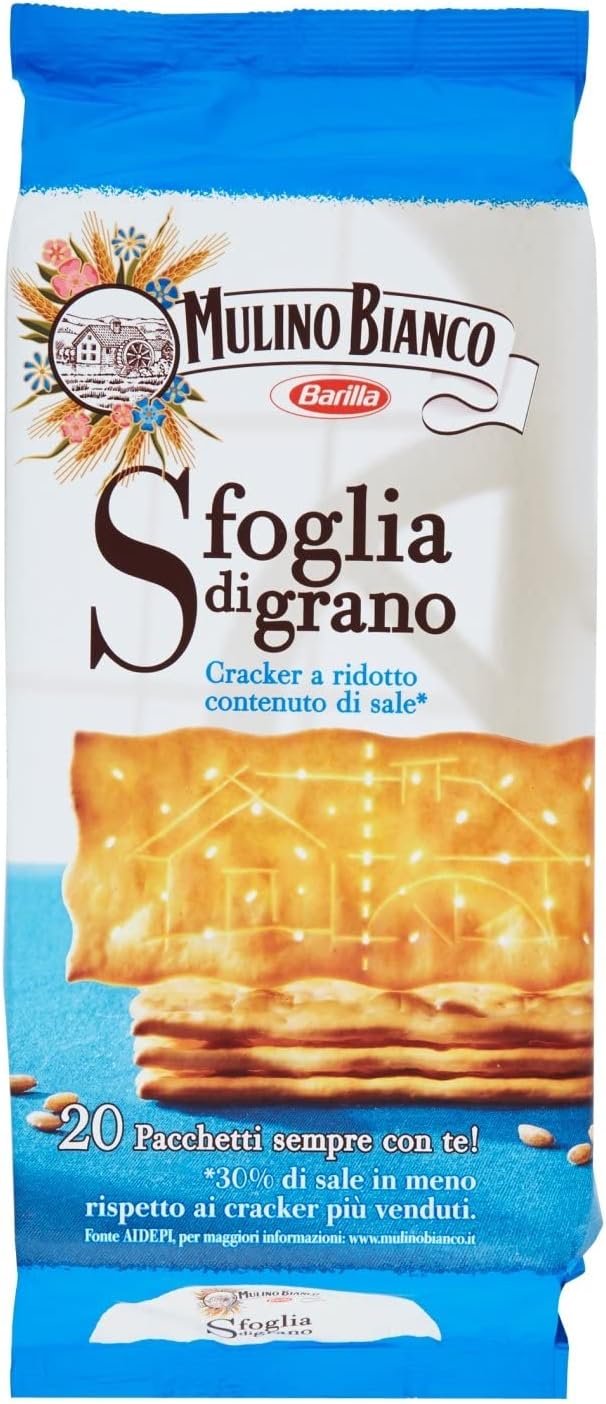 3 x Mulino Bianco Barilla Cracker Cracker Non Salati Non Salati 500 g Italia
