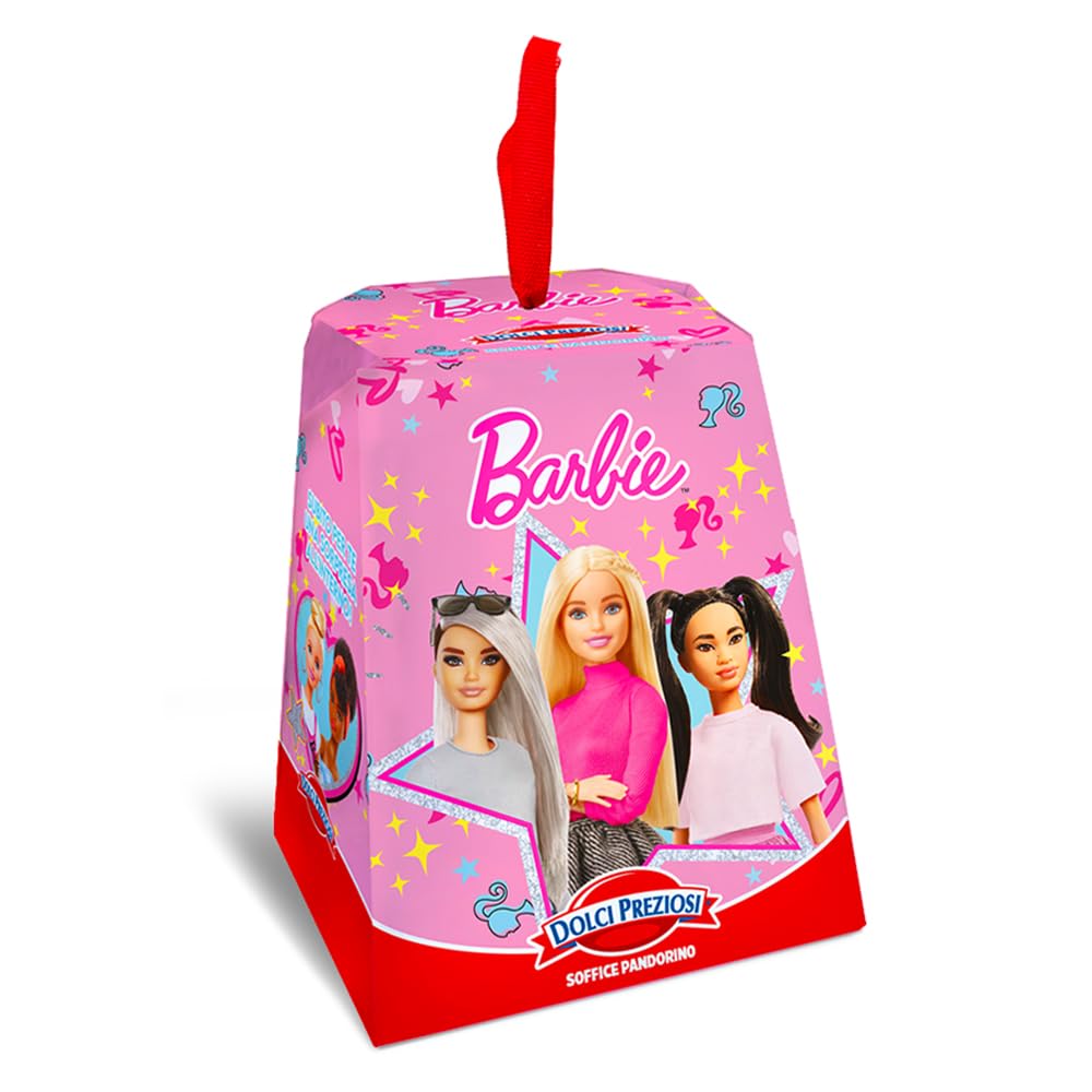 Dolci Preziosi Soffice Pandorino con Sorpresa all'Interno, 80g - Barbie