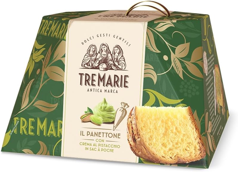 Tre Marie - Panettone al Pistacchio - 950 Gr