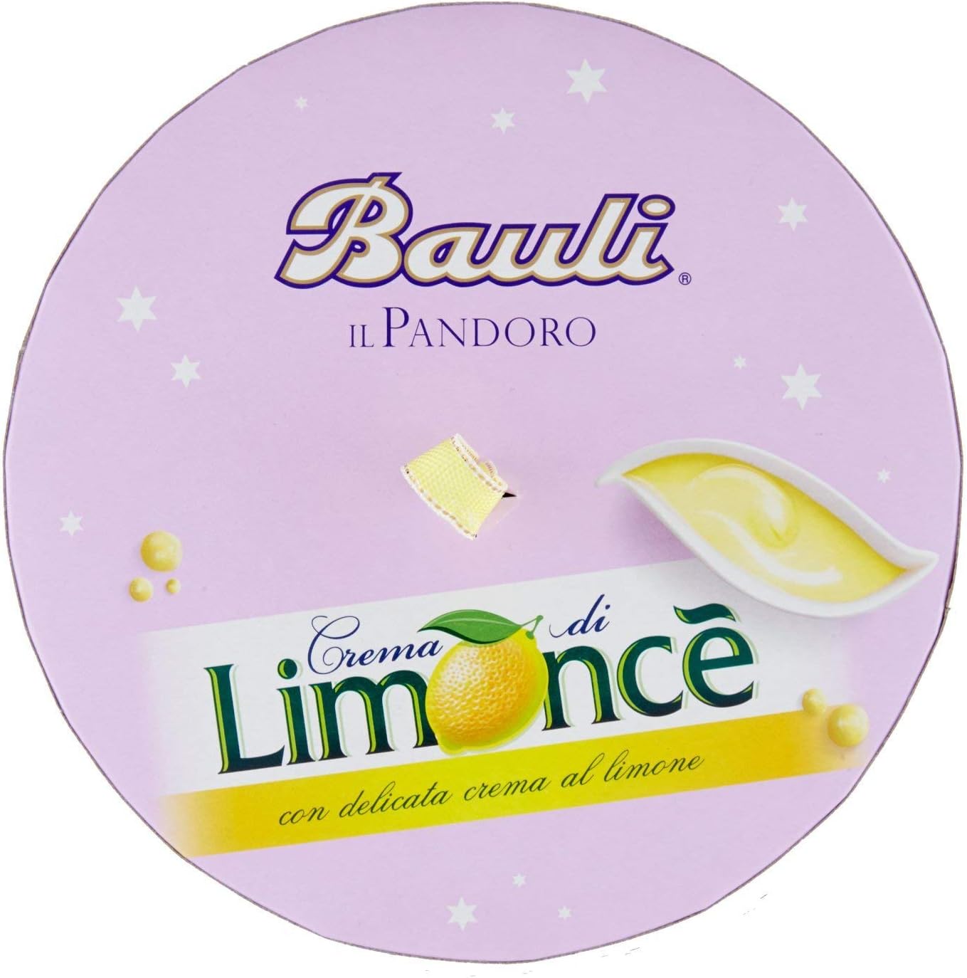 Bauli Le Specialità - Pandoro Limoncè con Crema Limone - Dolce Natale Ingredienti Tradizionali e Qualità Eccellente del Made in Italy (Panettone Limoncè, 750 gr)