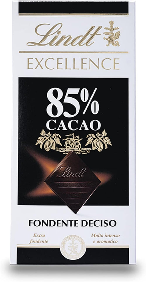 Lindt Excellence Tavoletta di Cioccolato Fondente 85% Cacao, 100g