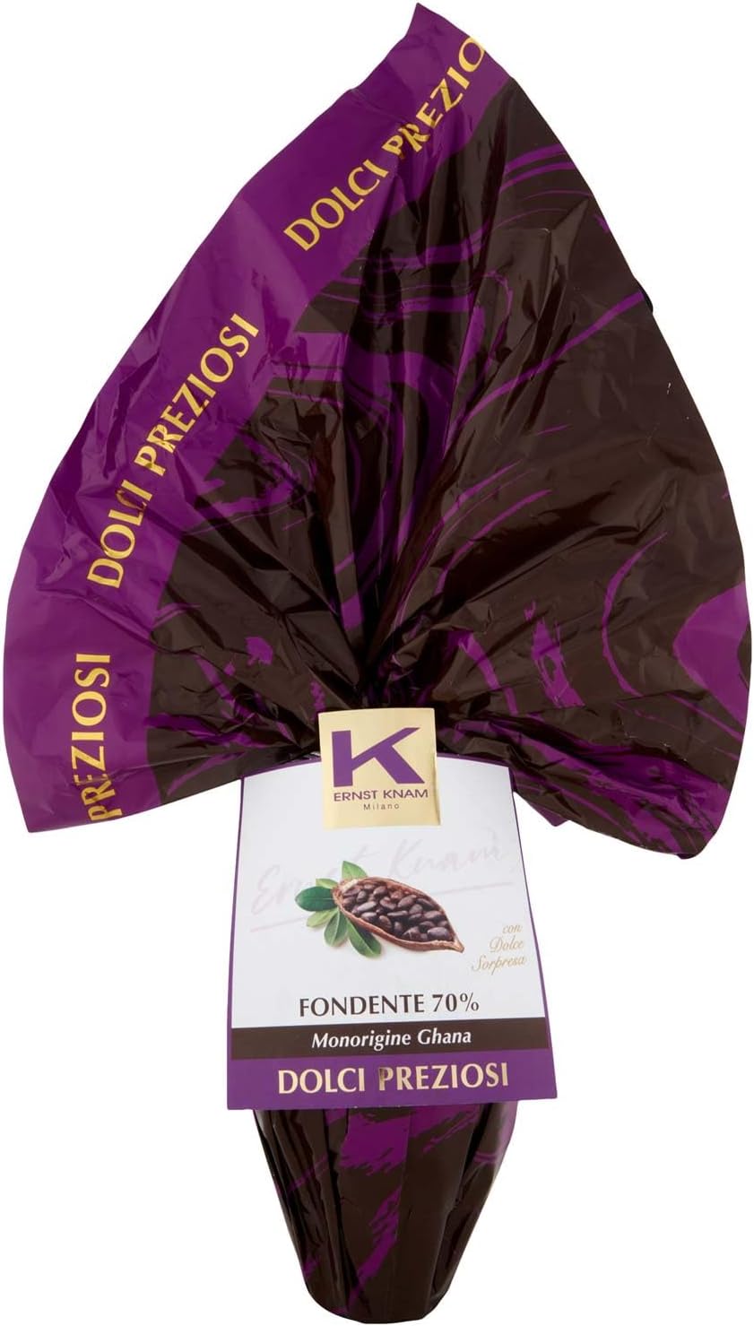 Dolci Preziosi Uovo Knam Fondente Gana 70%, 250g