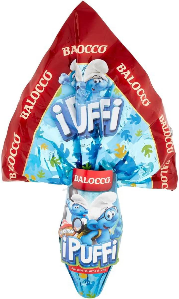 Uovo Puffi LUI al Cioccolato Finissimo al Latte con Sorpresa 150g (Pasqua 2024)