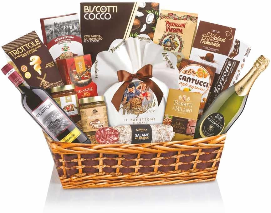 Cesto Gastronomico Natalizio MAJESTIC 17 pz.