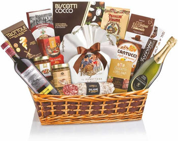 Cesto Gastronomico Natalizio MAJESTIC 17 pz.