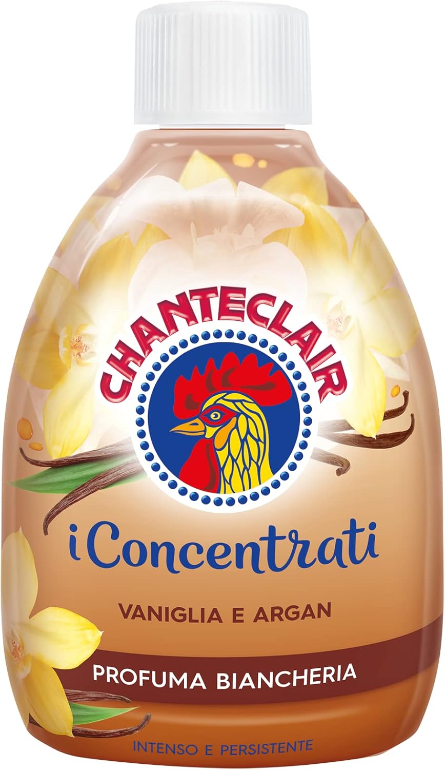 Chanteclair - I Concentrati, Profuma Biancheria, Vaniglia e Argan, Profumo Intenso e Persistente sui Capi - 220 ml