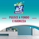 ACE Pavimenti Igienizzante Talco e Muschio Bianco, Senza Candeggina, Maxi Formato - 1000 ml