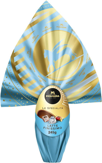 PERUGINA Uovo di Pasqua 2026 Cioccolato al Latte con 3 Cioccolatini 245g