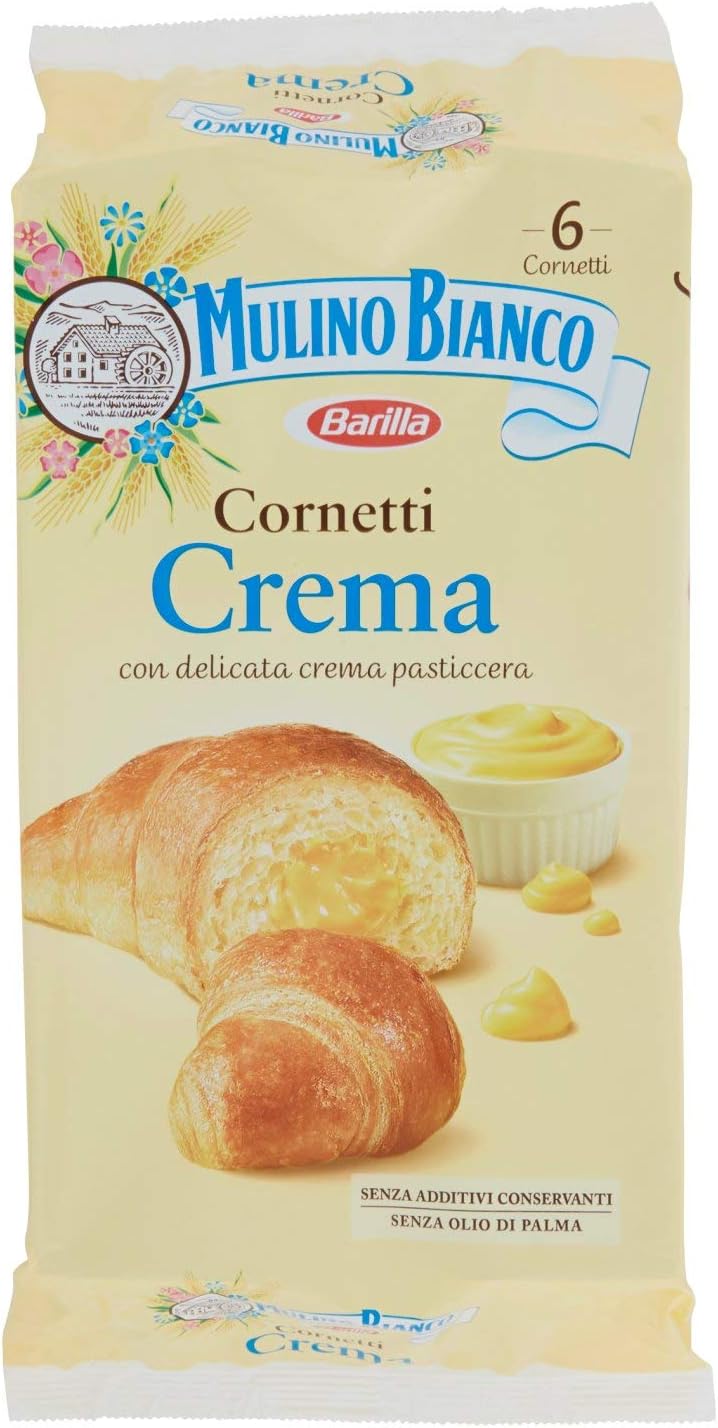 Mulino Bianco Cornetti con Crema Pasticcera, 300g