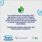 Regina Rotoloni 4 Maxi Rotoli di Carta Igienica, 500 Fogli a 2 Veli, Lunghi Più del Doppio dei Normali Rotoli