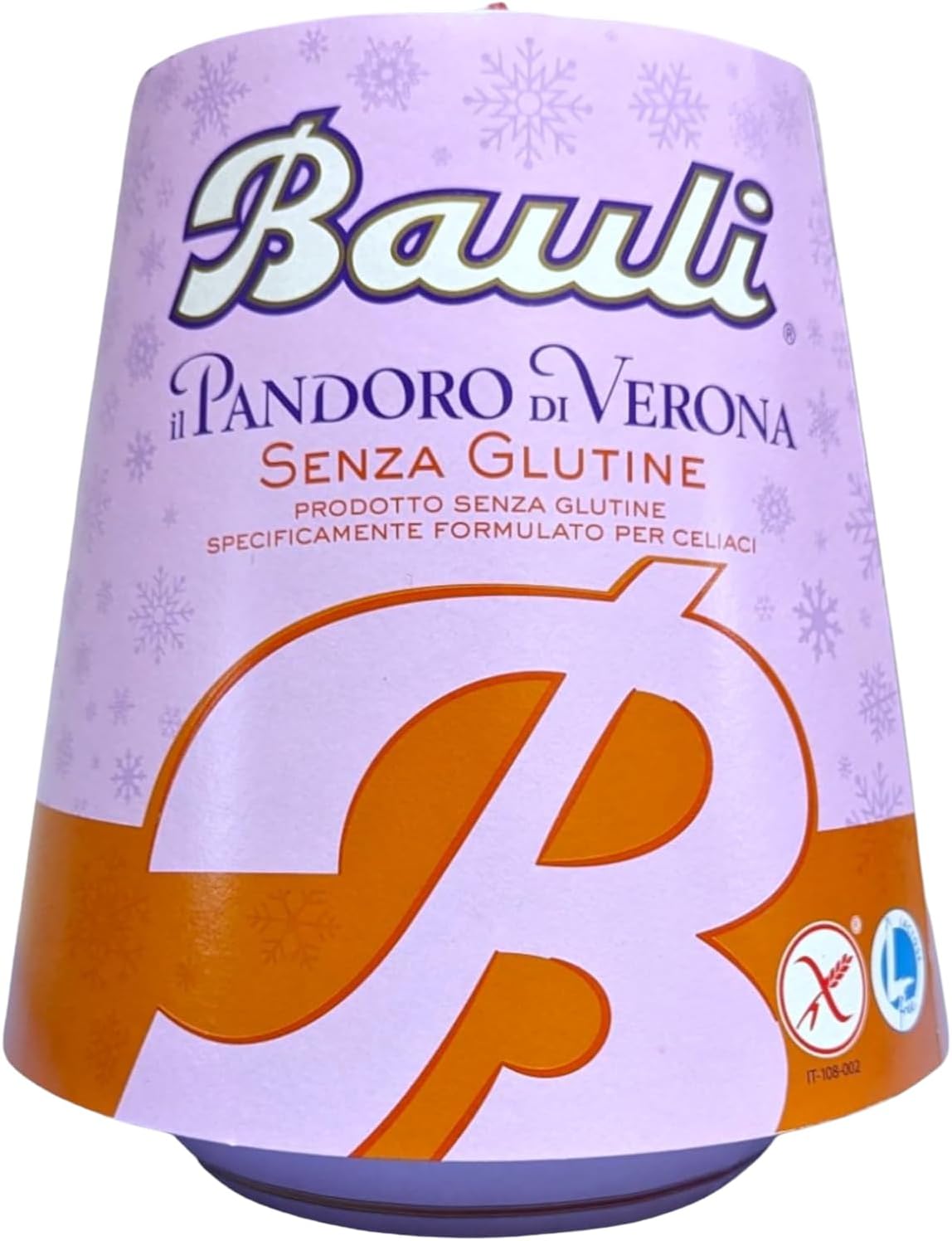 Bauli Pandoro di Verona Senza Glutine – Dolce Natalizio Tradizionale – 500g – Variazioni 1/2/4/6/8/10 Pezzi (6)