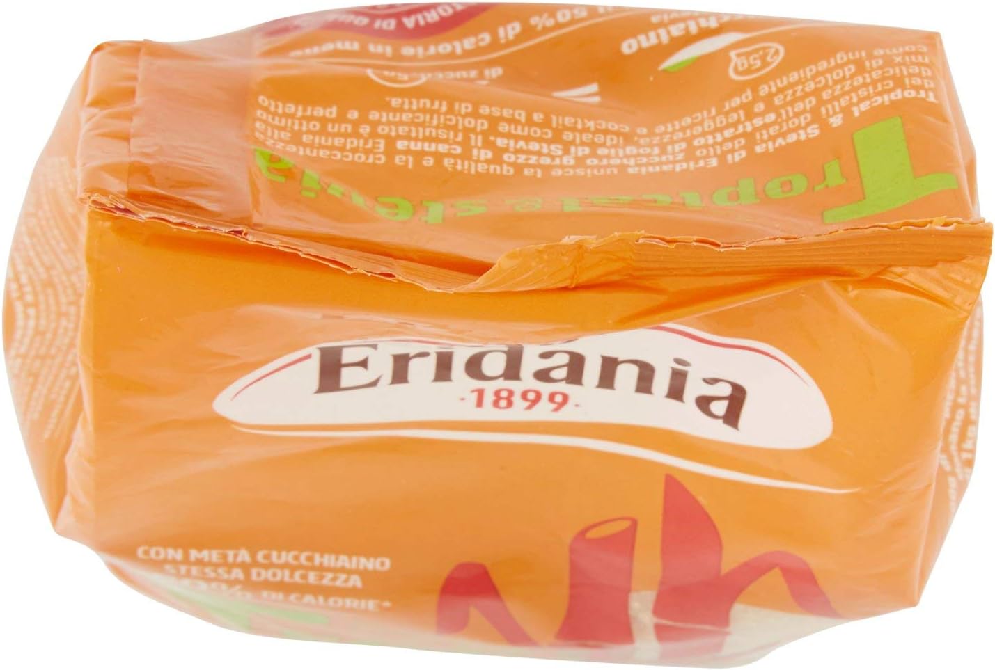 Eridania Zucchero di Pura Canna, Tropical e Stevia, 500g