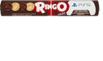 Pavesi Ringo Biscotti Farciti con Crema al Cacao, Snack per Merenda o Pausa Studio, Senza Olio di Palma, Formato Tubo da 165 g