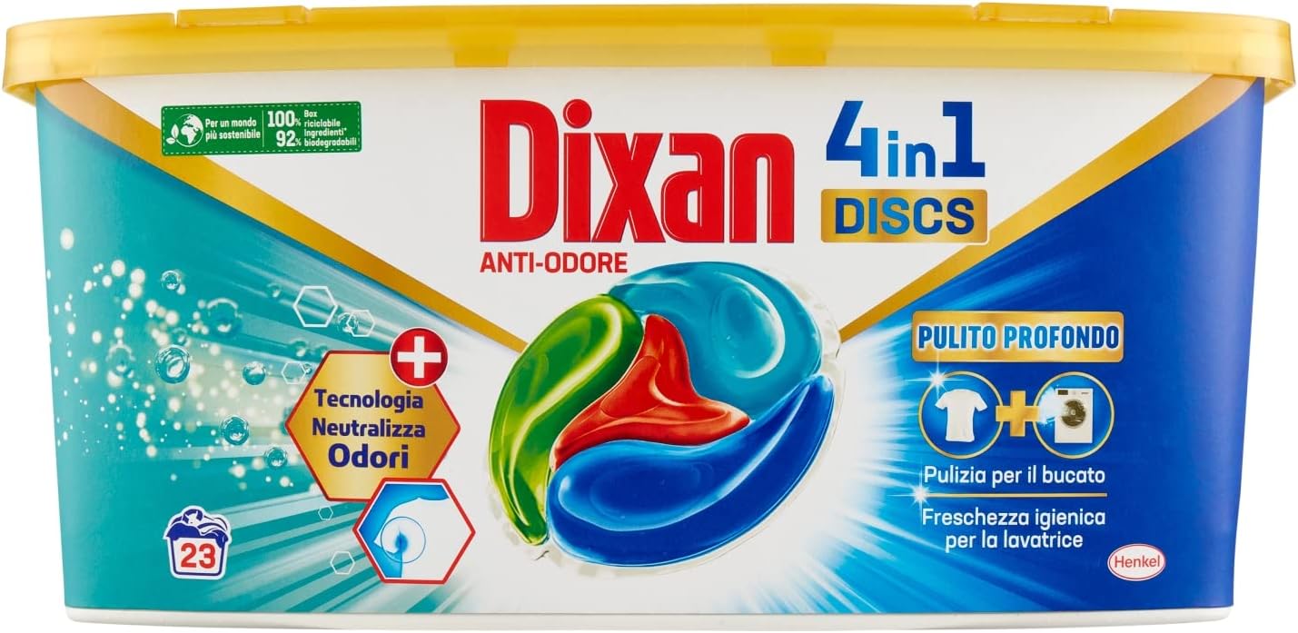 Dixan Capsule e Pasticche Detergenti per il Bucato, 575g