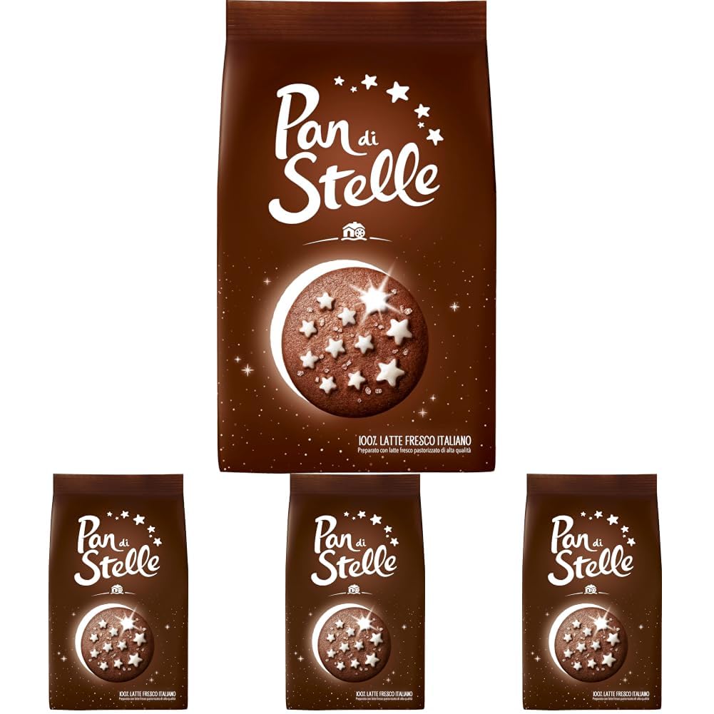 Mulino Bianco Barilla Pan di Stelle, 350 g (Confezione da 4)