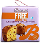 Panettone Senza Lattosio 700 gr – Panettone Classico Italiano Lactose Free, Soffice e Profumato con Uvetta e Canditi, Ideale per Intolleranti al Lattosio e per le Feste Natalizie Compatibile Per Bauli