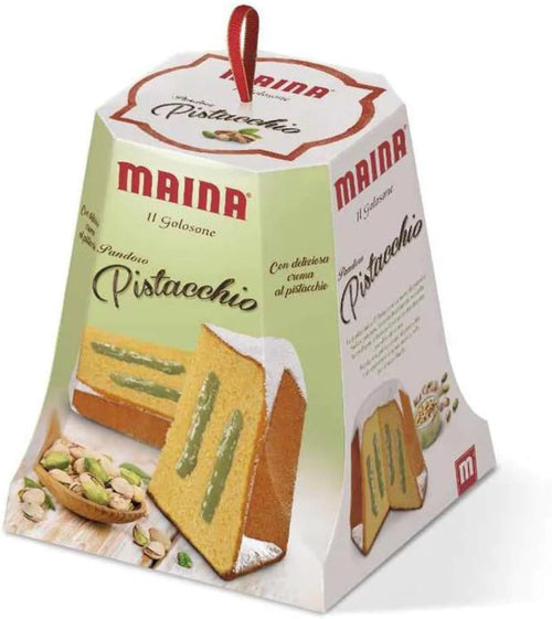 Pandoro Maina Il Golosone Pistacchio Pandoro Farcito Crema Pistacchio da 750 g