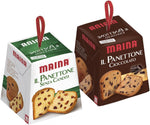 Maina Mix Mini Panettone con Pezzi di Cioccolato e Mini Panettone con Uvetta 100g - Natale 2023