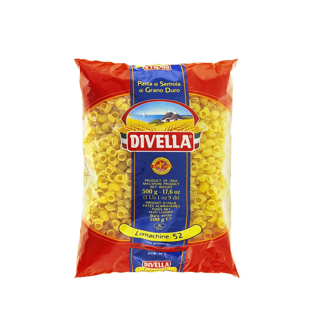 Pastificio Divella Pasta Lumachine 500 gr. (5 pacchi da 500gr)