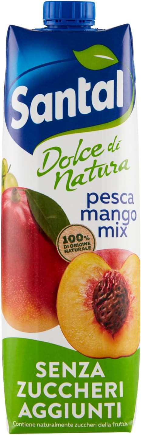 Santàl dolce di natura pesca mango mix senza zuccheri aggiunti 1000 ml