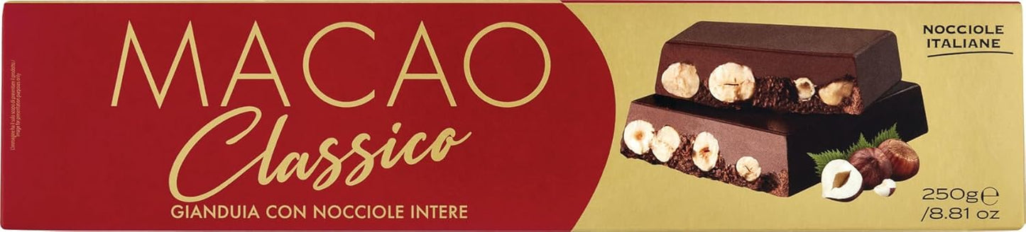 Macao Torrone Gianduia Con Nocciole Classico, 250g