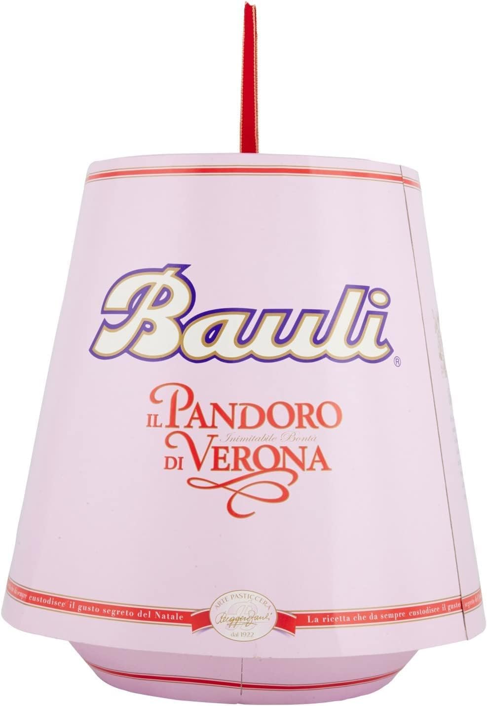 Bauli, il Pandoro di Verona Tradizionale di Natale 700 g Restyling Design 100 Anni Novita 2022 - 700g