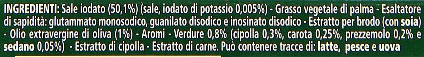 STAR Il Mio Dado Classico, Ricco di Sapore, Verdure e Olio Extravergine d'Oliva, 20 Dadi, 200gr, senza conservanti, senza lattosio e senza glutine. Ottimo insaporitore per ogni ricetta.