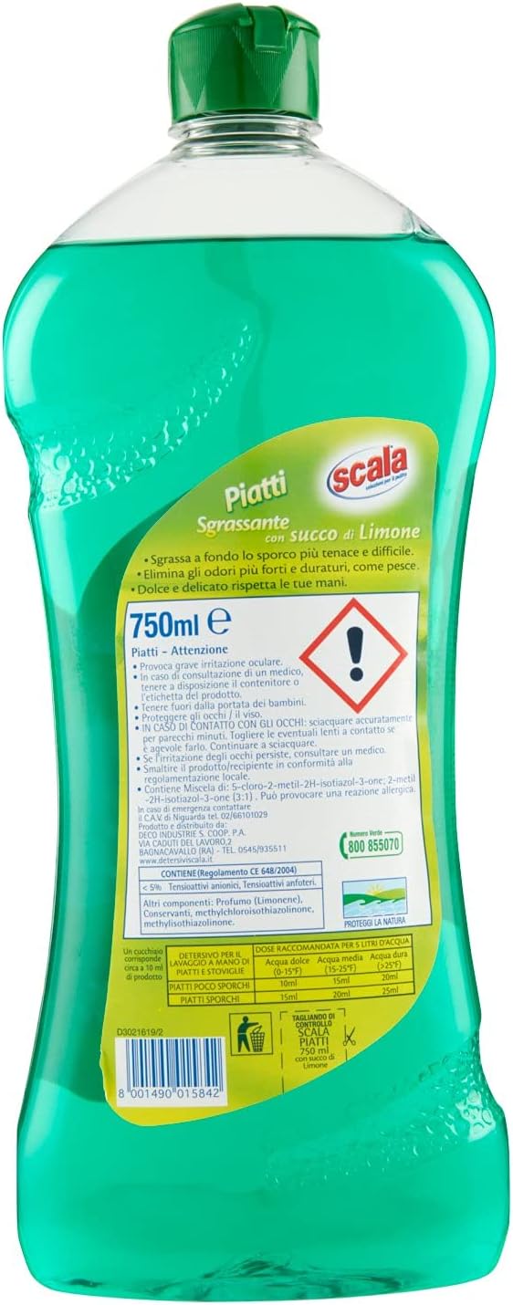 Scala Sgrassanti con Succo di Limone, 750ml