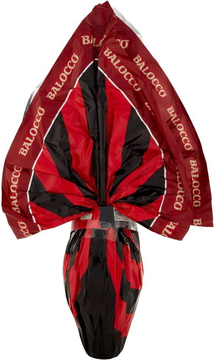 BALOCCO Inter + Milan Uovo Ufficiale al Cioccolato Finissimo a Latte con Sorpresa 240g + Portachiavi Raspada® - Uova Pasqua 2023