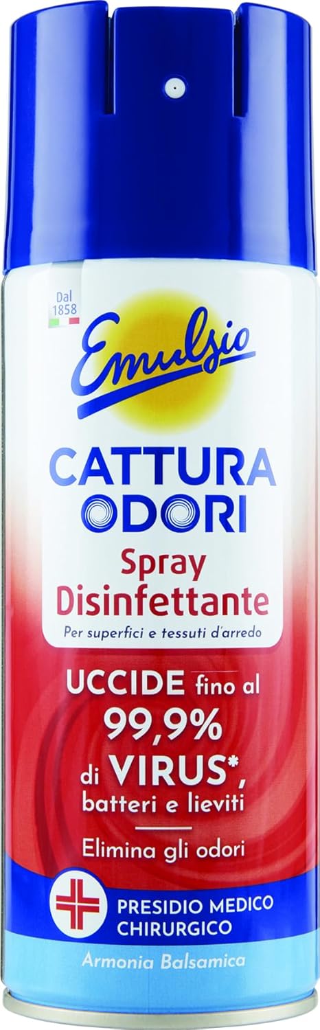 Emulsio Deoambiente Spray Catturaodori Disinfettante Ml350, 350ml