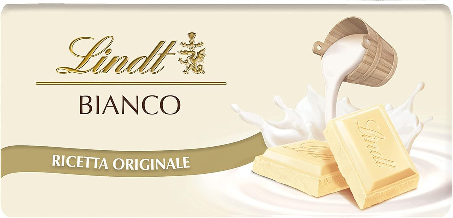 Lindt Tavoletta Classica Cioccolato Bianco, Formato 100g