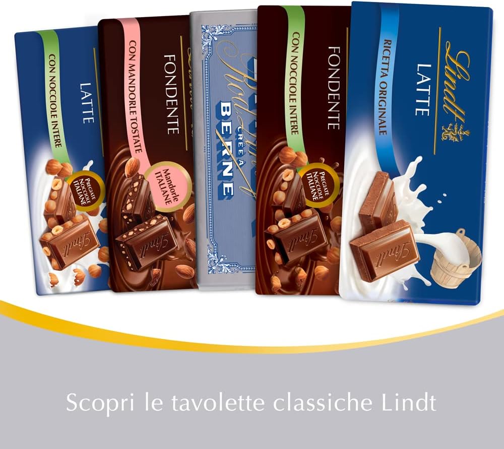 Lindt Tavoletta Classica Cioccolato Fondente, Formato 100g