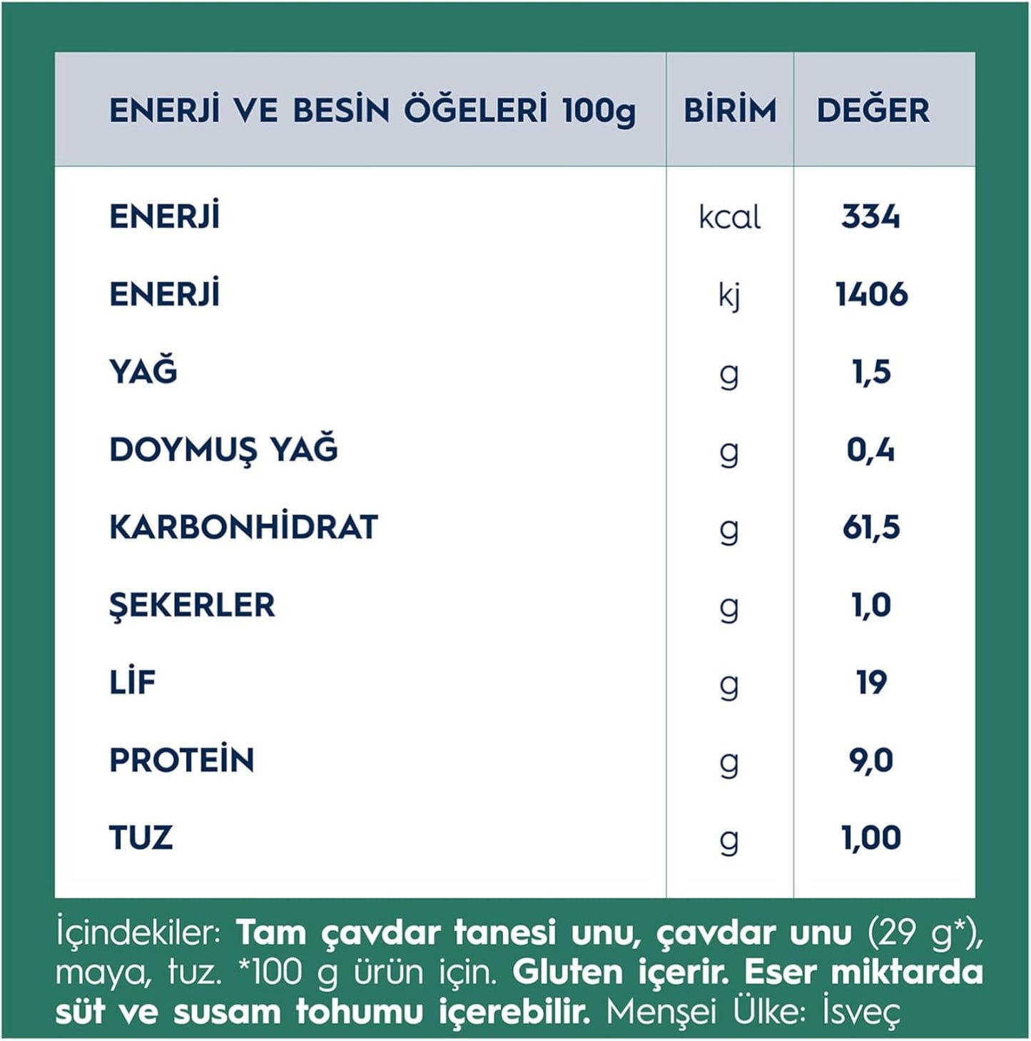 Wasa Original, Fette di Pane di Segale Croccante, 275g