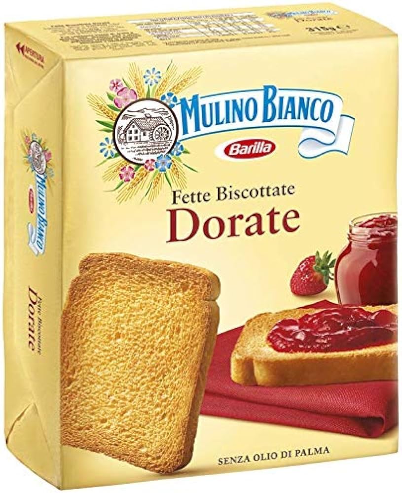 Fette Biscottate Dorate - MULINO Bianco - Confezione 315gr